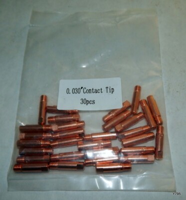 30 PCS 0.030'' Copper Contact Tips