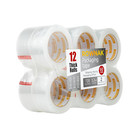 Clear Packing Tape - 12 Rolls, 2.0 Inches Wide, 60 Yards Each, Total 720 Yards