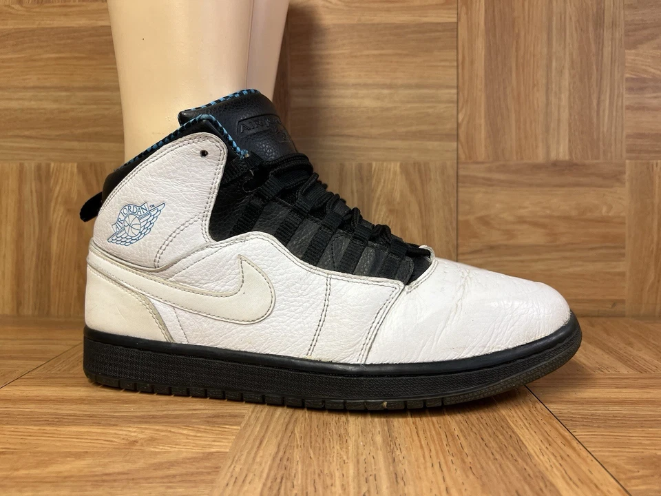 RARO🔥 Talla 10.5 - Nike Air Jordan 1 Retro '94 Azul Polvo 631733-106 Zapatos para Hombre Foto 2 de 4