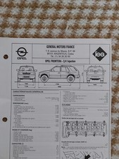 Revue technique Opel FRONTERA