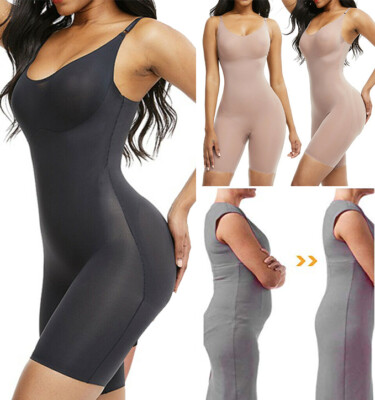 Fajas Colombianas Full Compression Body Shaper Suit Post Surgery With Bra Girdle