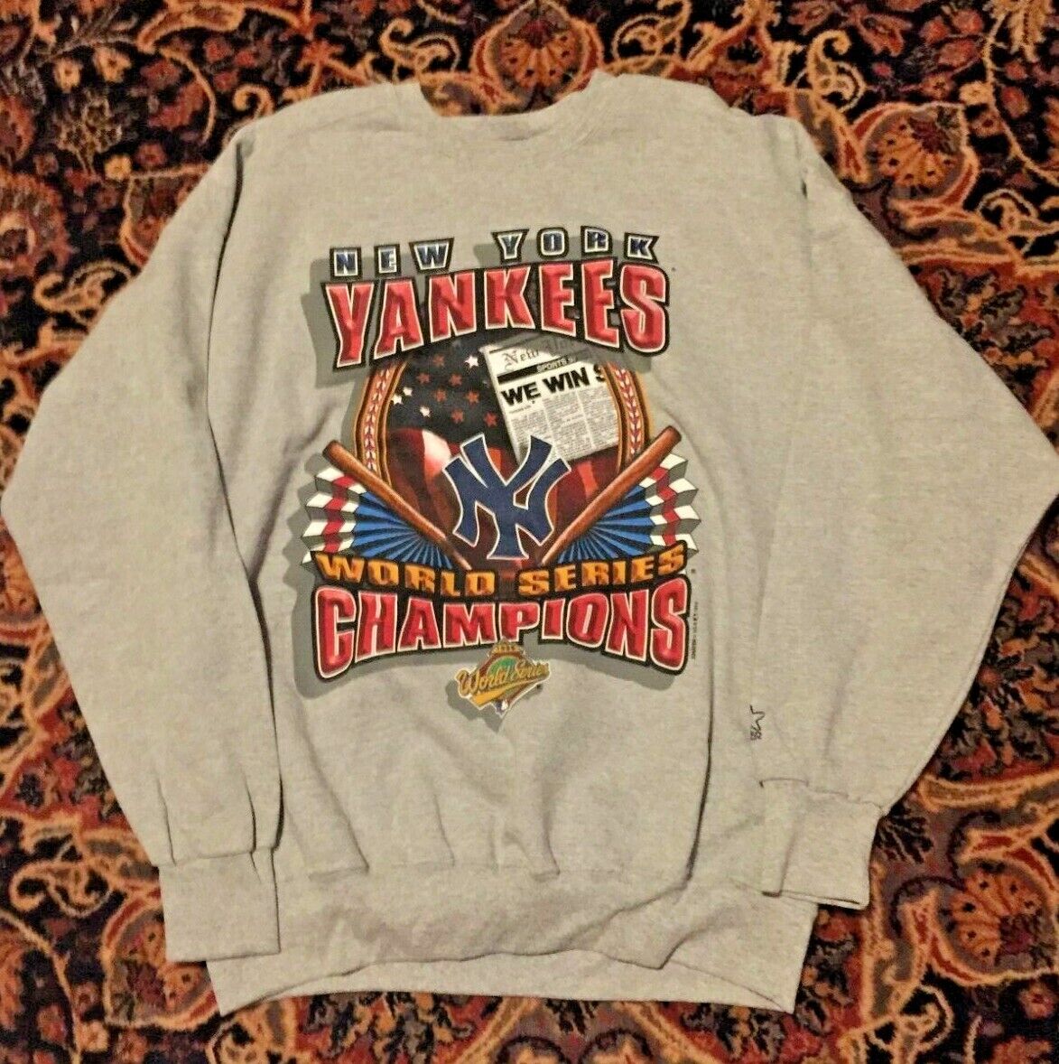 VINTAGE New York Yankees 1996 World Series Champions Sweatshirt Men’s Size  XL