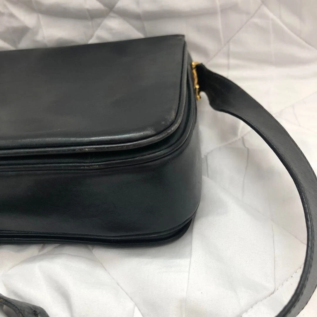 Borsa a tracolla CELINE Macadam borsa a tracolla pelle vintage USATA originale #S2071