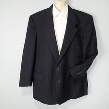 YVES SAINT LAURENT YSL Men's Charcoal Blazer Sport Coat 2 Button Size 46 Wool