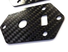 CARBON FIBER Custom made Selector Switch Control Plate for Fender Jaguar Guitar 