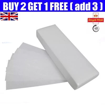 COMET 100 x Paper Strips Wax Waxing Leg Body Non - Woven Professional Quality