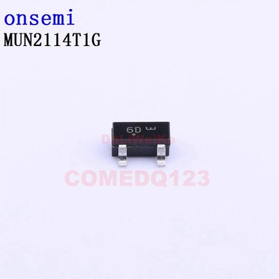 10PCSx MUN2114T1G SC-59 onsemi Transistors #W6*
