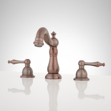 Enid Widespread Bathroom Faucet - Overflow - Oil Rubbed Bronze