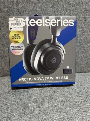 SteelSeries Arctis Nova 7P Wireless Over-Ear Gaming Headset - Black - SEALED