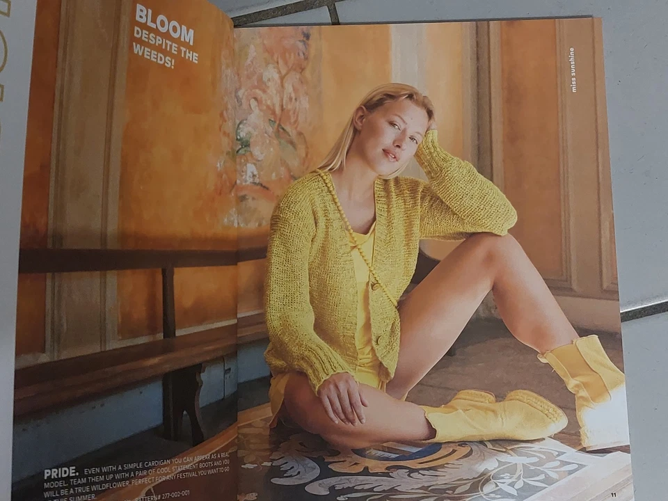 Wooladdicts Nr. 10 Zeitschrift Lang Yarns Wolle Frühjahr/Sommer 2023 viele Fotos - Bild 3 von 4