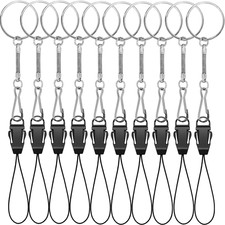 10 Pcs Lanyards for USB Cell Phone Keys ID Card Badge, Small Detachable Lanyard