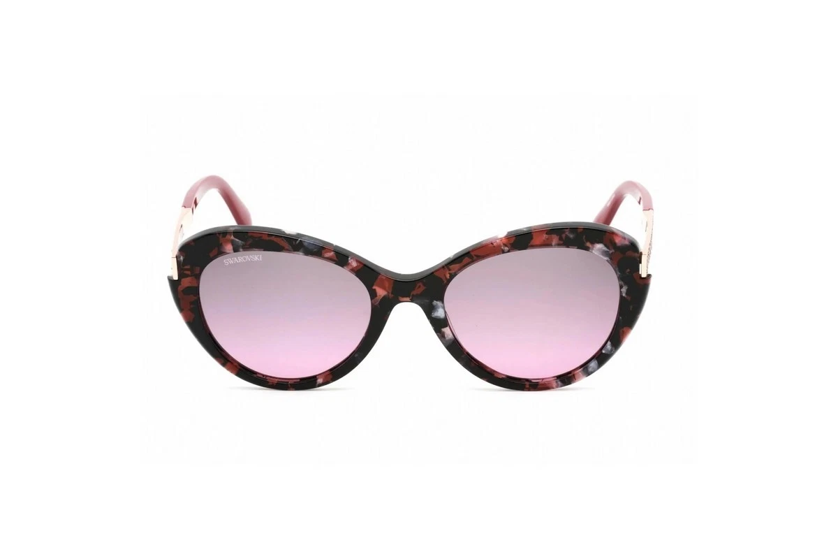 Swarovski Brown Plastic Frame Sunglasses for Women for sale 