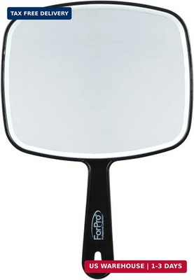   Extra Large Hand Held Mirror Barber Makeup Beauty Cosmetic Mirror Handle