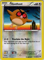 Hoothoot 119/162 XY BREAKthrough