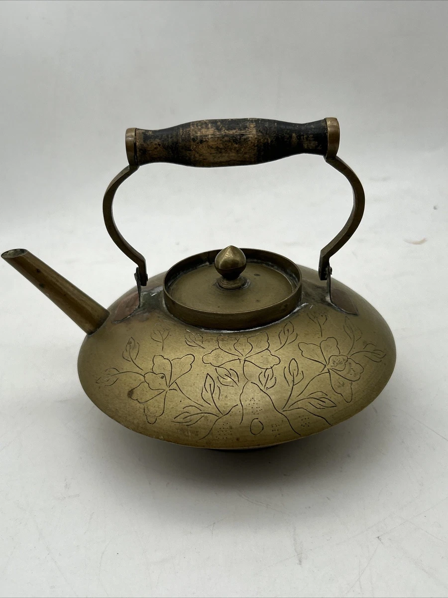 黄铜1900-1940 中国风茶壶| eBay