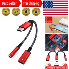 USB Type C to 3.5mm Audio Fast Charge Adapter - Perfect for Music Lovers