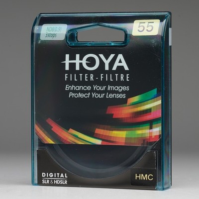Hoya Digital HMC ND8 Filter, Graufilter 3 Stops, 55 mm