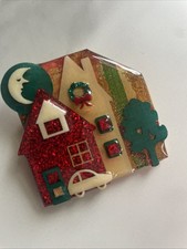 House Pins By Lucinda Christmas Moon Car Tree wreath House Pins by Lucinda Pin