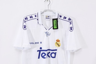 1996-97 Real Madrid Home Retro Vintage Football Jersey - Kelme