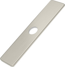 Square 10 Inch Kitchen Sink Faucet Hole Cover Deck Plate Escutcheon Brushed Nick