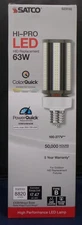 Satco LED HID Replacement 63/54/45 Wattage & CCT Selectable Mogul Base 100-277V