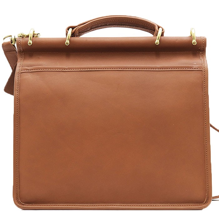 COACH Vintage 1980’s Shoulder Bag Hand Bag 2-Way Leather Turnlock Women Brown image 7