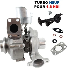 NEWPARTS Turbolader Für Citroën C3 C4 C5 Xsara Picasso 1.6 HDI 110 DV6TED4