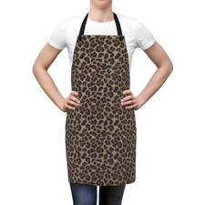 Leopard Apron, Kitchen Apron, Gift For Someone Who Loves Leopards