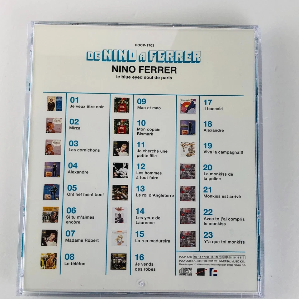 Nino Ferrer - De Nino A Ferrer Japan CD Compilation French Pop Chanson Soul - Image 4 of 4
