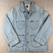 Lee Denim Chore Coat Pockets Not Lined Stretc...