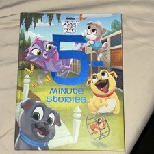 Disney Press Puppy Dog Pals 5-Minute Stories Hardcover Book Ages 3 2019 Disney