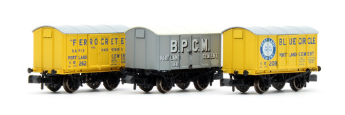Rapido Trains UK 961010 Not Quite Minks - Cement Vans Triple Pack | Zustand: New