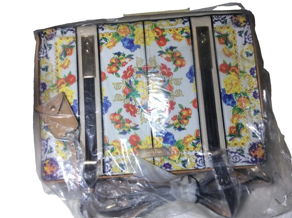 RIVER ISLAND FLORAL PRINTED TOTE ORANGE BAG - Image 3 of 4