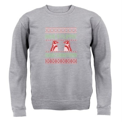 Have A Flippin' Good Christmas - Kids Hoodie / Sweater - Xmas Penguin Funny