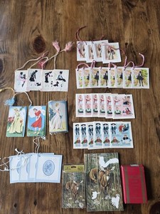 vintage bridge cards,  50 tally cards, and one bridge scorecard pad