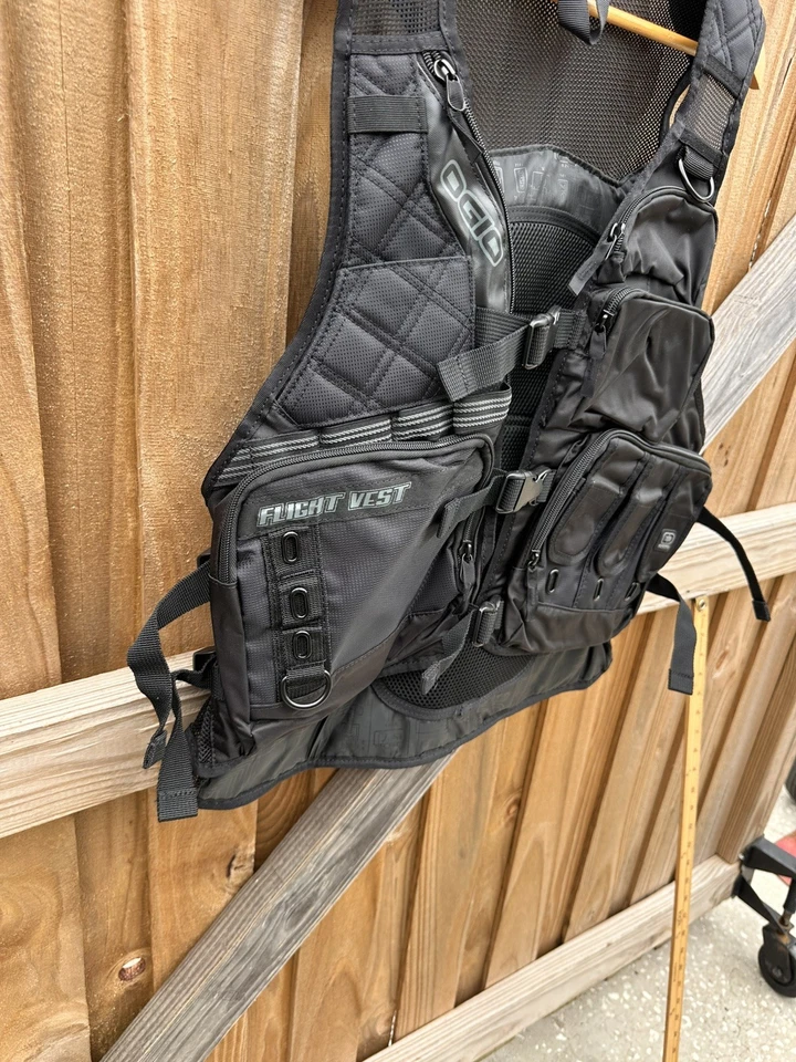 Ogio Flight Moto Vest Only Motorcycle Black - Image 3 of 4