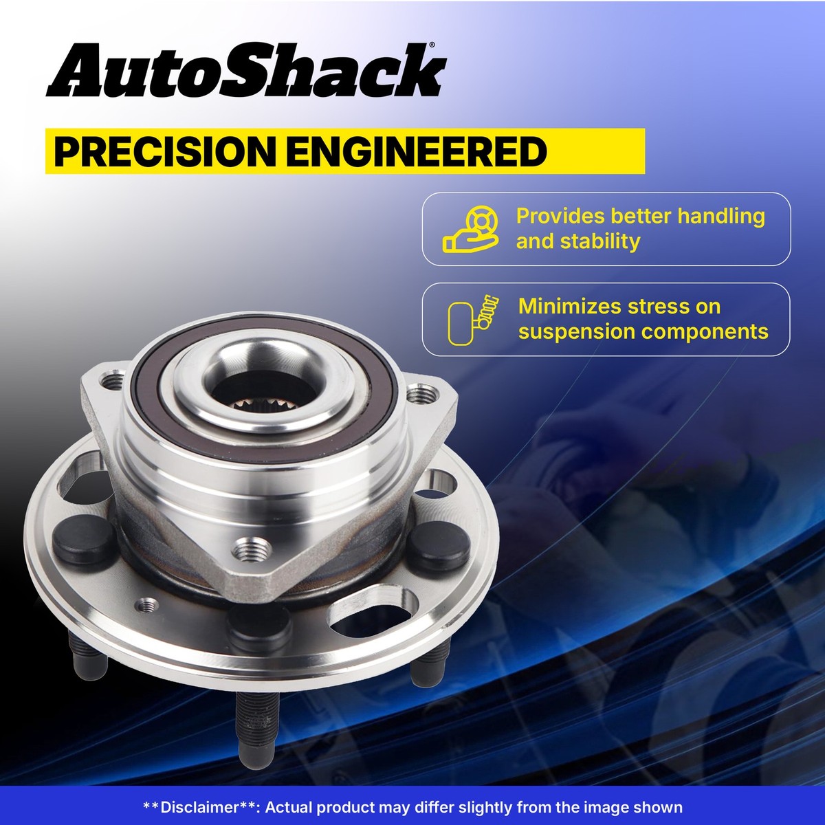 Rear Wheel Bearing & Hub Assembly For Ford Fusion & Lincoln MKZ (2014-2016) - Left Or Right