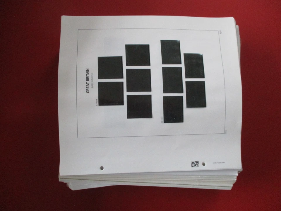 c 240 Марка альбом страницы Даво Стэнли Гиббонс Великобритании б/у 4.5K смесь Conditi - Изображение 4 из 4