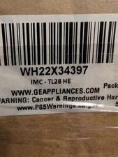 WH22X34397 GE Main Control Board With Instructions 