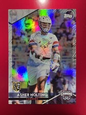 2022 Topps PLL Lacrosse ASHER NOLTING Rainbow Foil SP Rookie Card RC 👀🌈🥍🔥