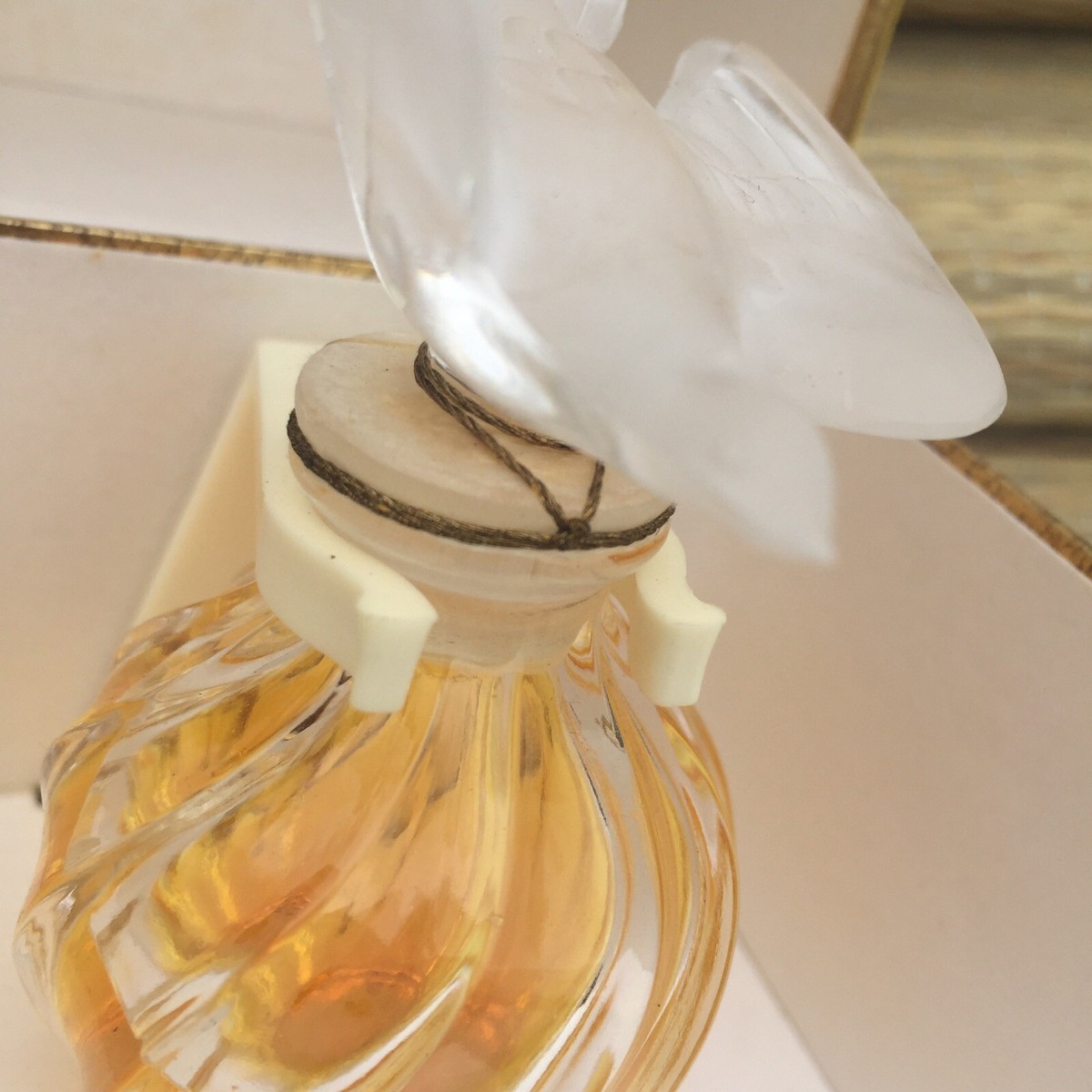 Vintage Lalique Nina Ricci Perfume Bottle Unopened With Box France