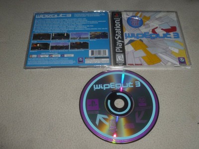 PLAYSTATION PS1 GAME WIPEOUT COMPLETE W CASE MANUAL PSYGNOSIS