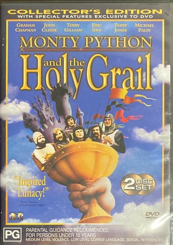 Monty Python And The Holy Grail : Collector's Edition (DVD, 2003, 2-Disc Set) - Afbeelding 1 van 3