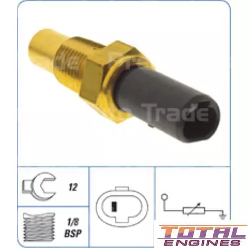 PAT Premium Water Temperature Sender fits Toyota Corolla AE101R/AE111R 1.6L 4Cyl - Picture 2 of 2