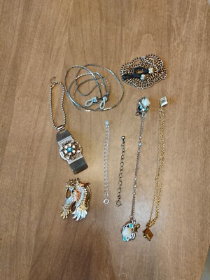 Vintage Fashion Jewelry Lot Different Unique Pieces Beautiful One Of The Kind 
