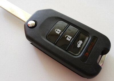 Keyecu Replacement Upgraded Flip Key Remote Car Key Fob 3 Button 433mhz Id47 Chi - Foto 2