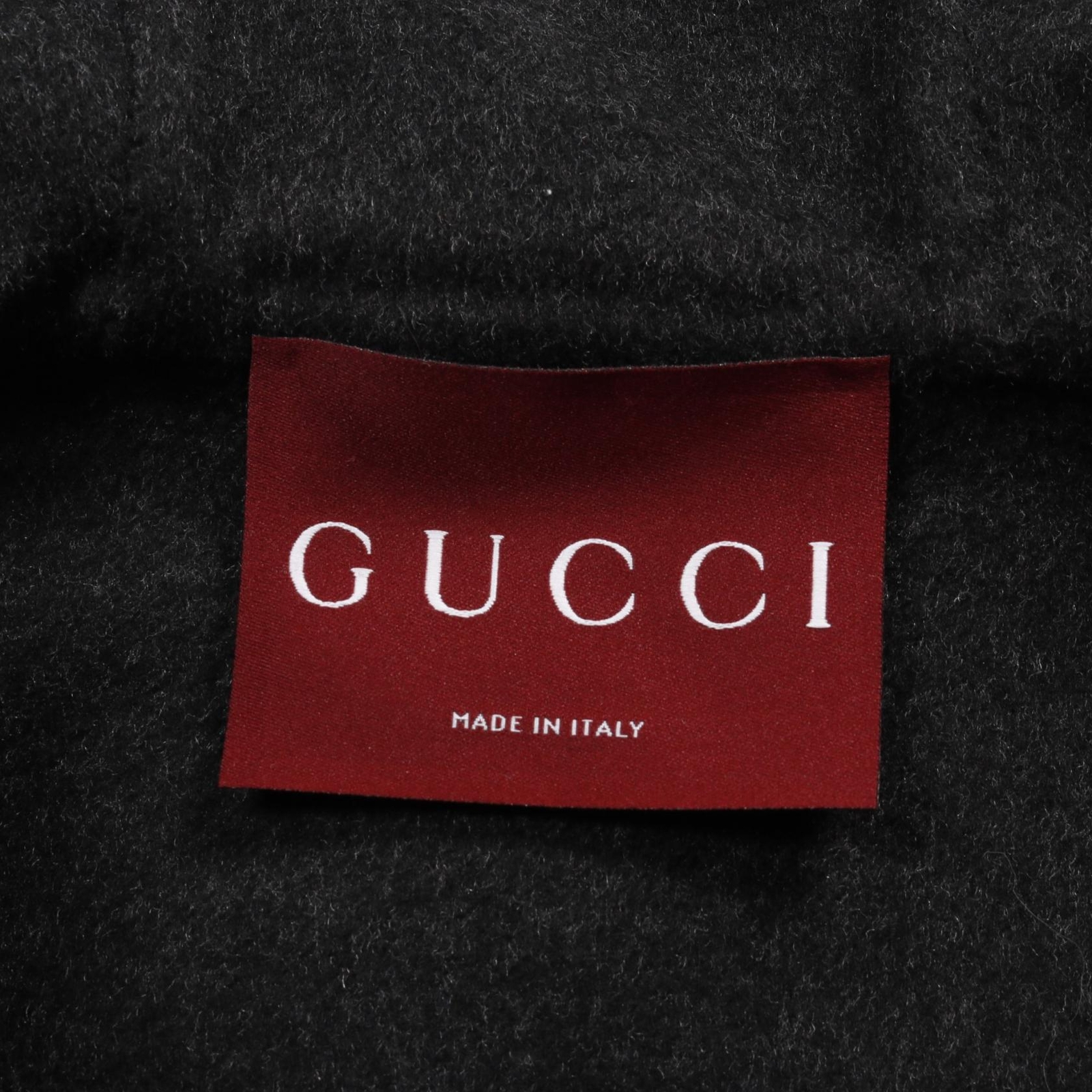 ALTRA GUCCI giacca #48 zip cappuccio 795689 lana grigio usat