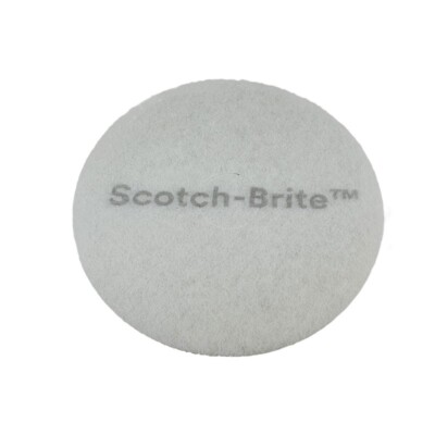 Super Polierpad Scotch-Brite Weiß Ø 432 mm 17'' Bodenschleifer 5 X Stück