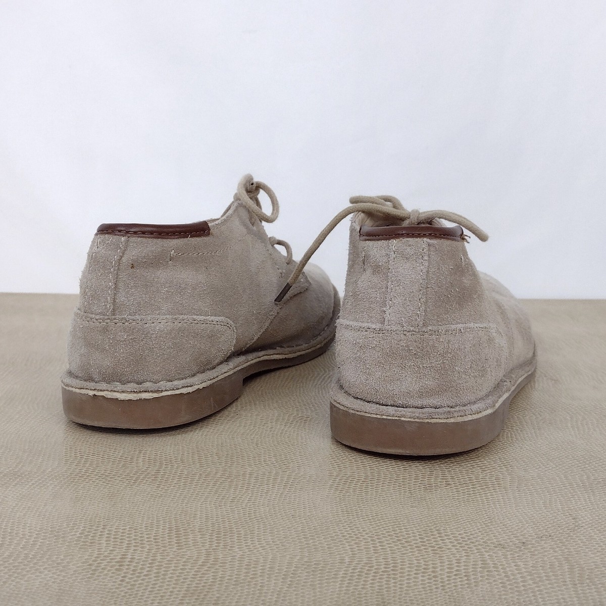 Kenneth Cole New York Tan Suede Men\'s Boots Kenneth Cole New York Mens Boots Real Deal Tan Suede Lace Up  main image 3