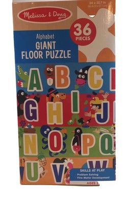 melissa and doug alphabet giant floor puzzle